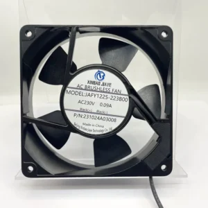 Axial Cooling Fan, 230V, 1225mm, PBT, 120x120x25mm