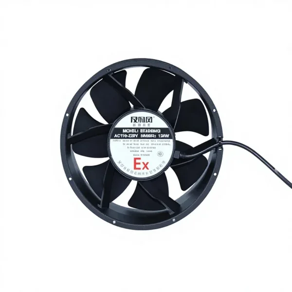 Axial Cooling Fan, 254x89mm, 110-240V, Plastic - view 3