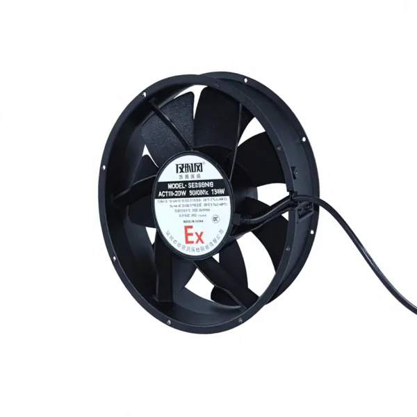 Axial Cooling Fan, 254x89mm, 110-240V, Plastic - view 4