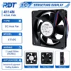 Axial Cooling Fan, 4114N, 24V, 11W, 4400RPM - view 2