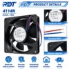 Axial Cooling Fan, 4114N, 24V, 11W, 4400RPM - view 5