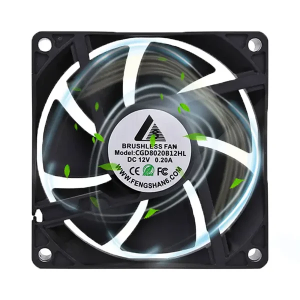 Axial Cooling Fan, 8020, Waterproof, Brushless, 12V - view 4