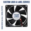 Axial Cooling Fan, 80x80x25mm, 8025, 12V, 24V - view 4