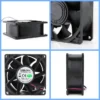 Axial Cooling Fan, 92x92x38mm, 12V, 24V - view 2