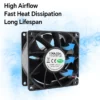 Axial Cooling Fan, 92x92x38mm, 12V, 24V - view 5