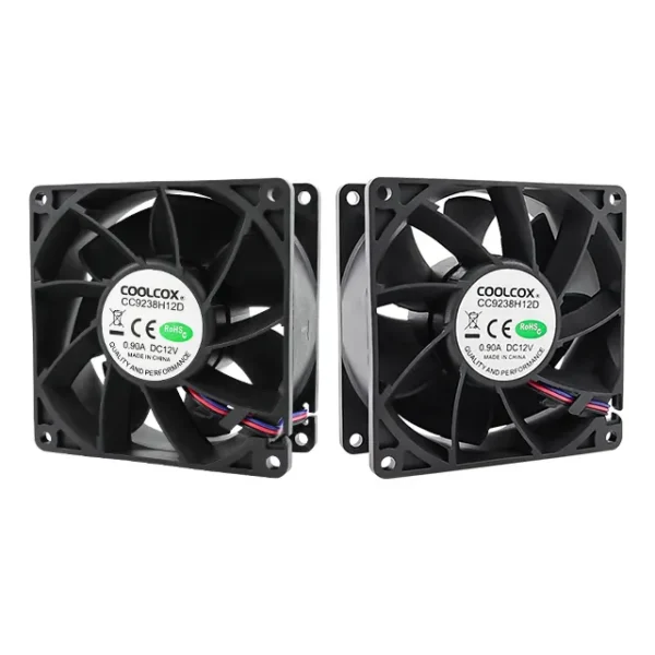 Axial Cooling Fan, 92x92x38mm, 12V, 24V - view 6