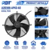 Axial Cooling Fan, A2D300-AP02-02, 400V, 230V, 300mm - view 5
