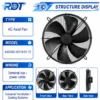 Axial Cooling Fan, A4D450-AO14-01, 400V, 340W, 450mm - view 2