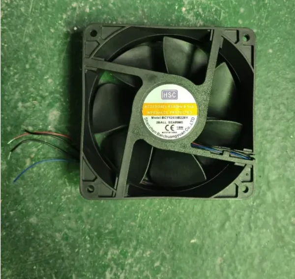 Axial Cooling Fan, BCY12038B220H, 120x120x38mm, 3-pin, PWM - view 2