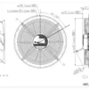 Axial Cooling Fan, GTW040FUC15E-M001, 230VAC, 420W, 3.00A - view 6