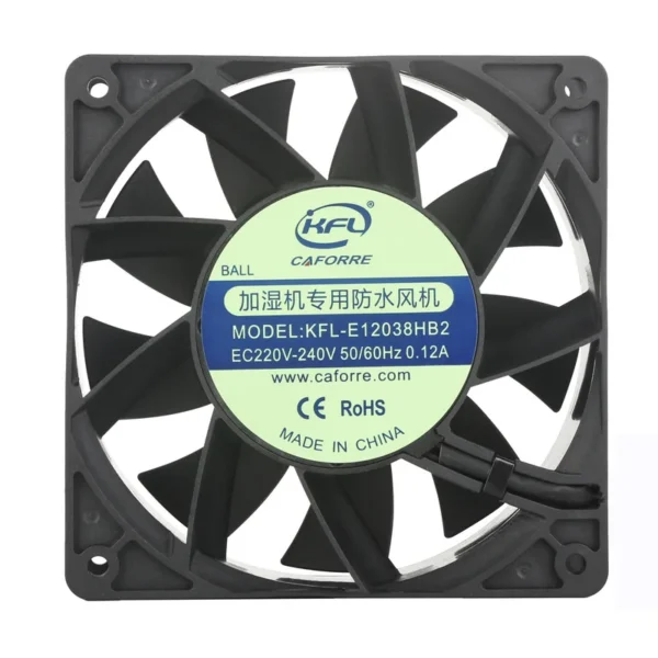 Axial Cooling Fan, IP68, IP54, 120x120x38mm, Waterproof - view 2