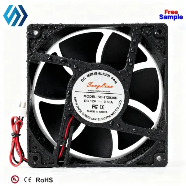 Axial Cooling Fan, Ip68, Waterproof, 120mm, 140mm