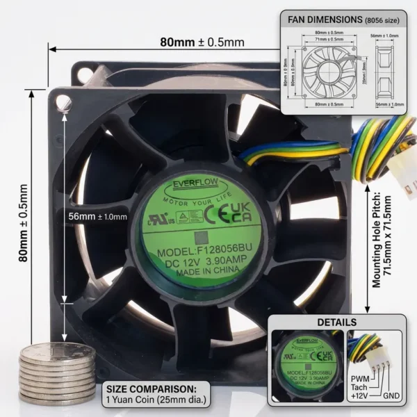 Axial Cooling Fan, PBT, PWN - view 5