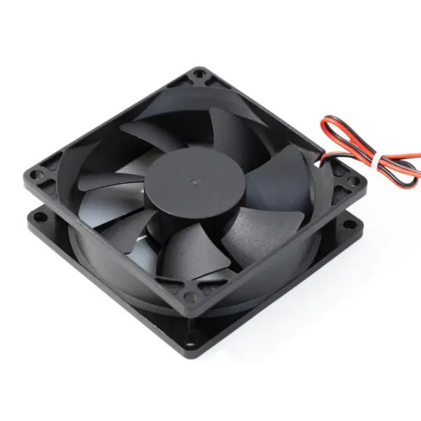 Axial Cooling Fan, PWM, 12V, 24V, 8025 - view 2