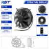 Axial Cooling Fan, S2D200-AH18-AI18-01, 400VAC, 200mm, 940m3/h - view 2