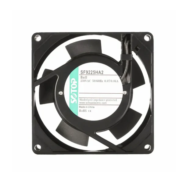 Axial Cooling Fan, SF9225, Plastic, 50/60Hz, 92x92x25mm - view 2