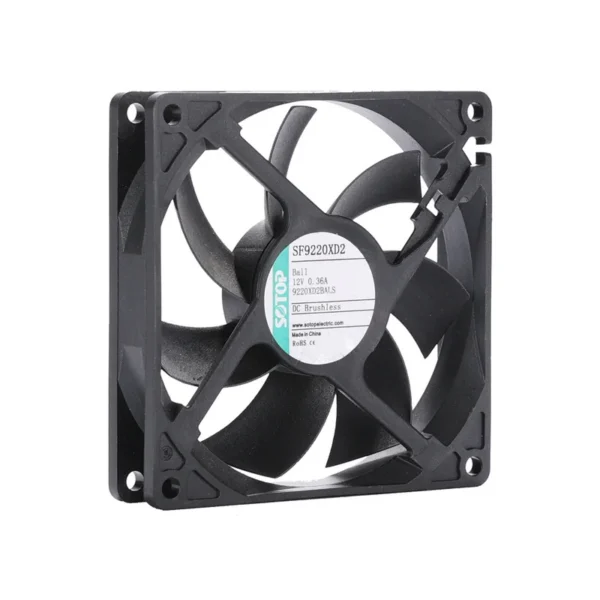 Axial Cooling Fan, SOTOP, 9220, Plastic, Waterproof - view 2