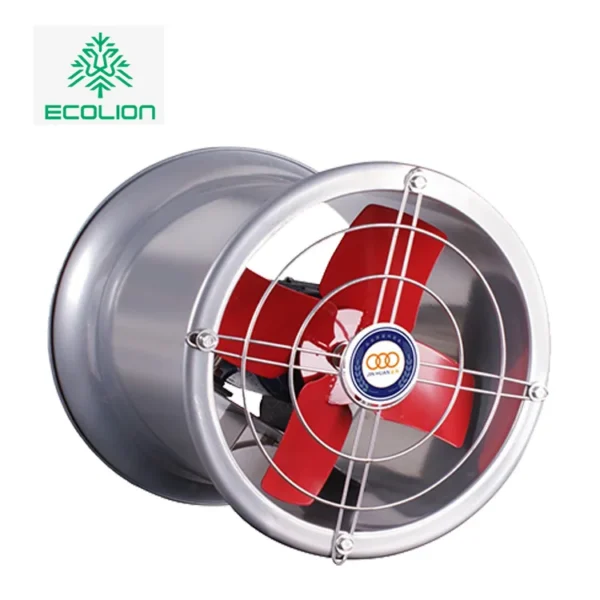 Axial Duct Exhaust Fan, Wall, 220V, metal - view 5