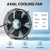 Axial Exhaust Fan, A3P350-EC092-041, 220V, 50/60HZ, 350mm