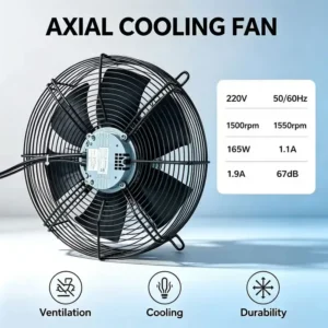 Axial Exhaust Fan, A3P350-EC092-041, 220V, 50/60HZ, 350mm