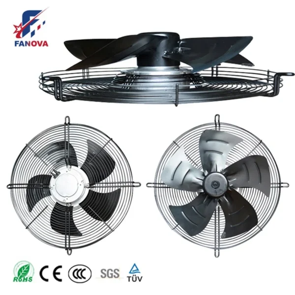 Axial Exhaust Fan, FANOVA, 250mm, Wall, Plastic - view 2