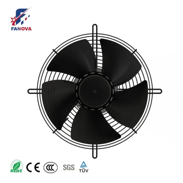 Axial Exhaust Flow Fan, 200mm-450mm, Waterproof, 24V, 48V