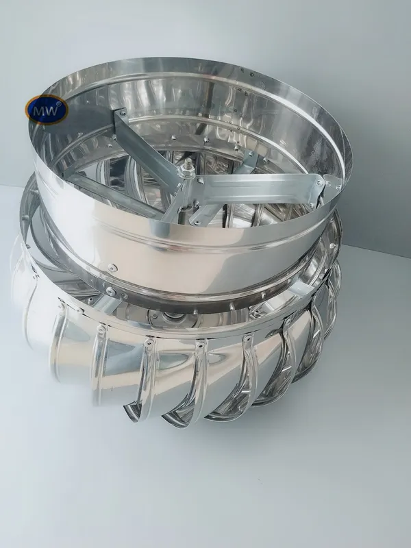 Axial Exhaust Turbo Ventilator, 500mm, Roof, Stainless, Steel - view 6