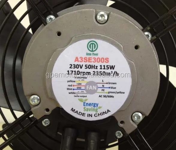 Axial Fan, 0-10V, 230V, 300, A3SE300W/S - view 5
