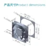 Axial Fan, 12025, AC220V, 120*120*25mm, Brushless - view 4