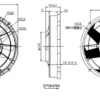 Axial Fan, 12V, 24V, Brushless, 12inch - view 2