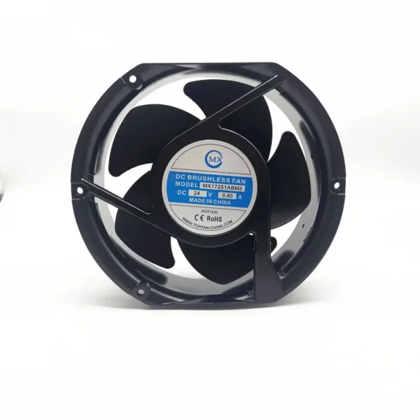 Axial Fan, 172mm, 24V, 12V, 305CFM - view 3