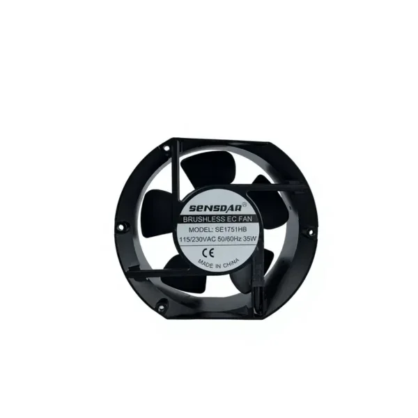 Axial Fan, 172x172x51mm, Waterproof, IP68, 250cfm