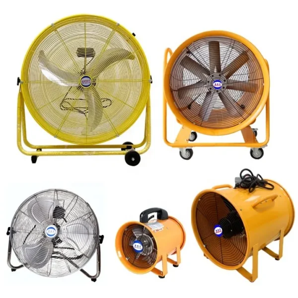 Axial Fan, 18", Aluminum, Waterproof, 450mm - view 3