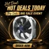 Axial Fan, 200mm, 115W, IP55, Plastic