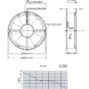 Axial Fan, 22060, 0.45A, 420CFM, 230V - view 6