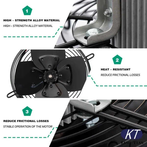 Axial Fan, 220V, 380V, 300W, 1410rpm - view 3