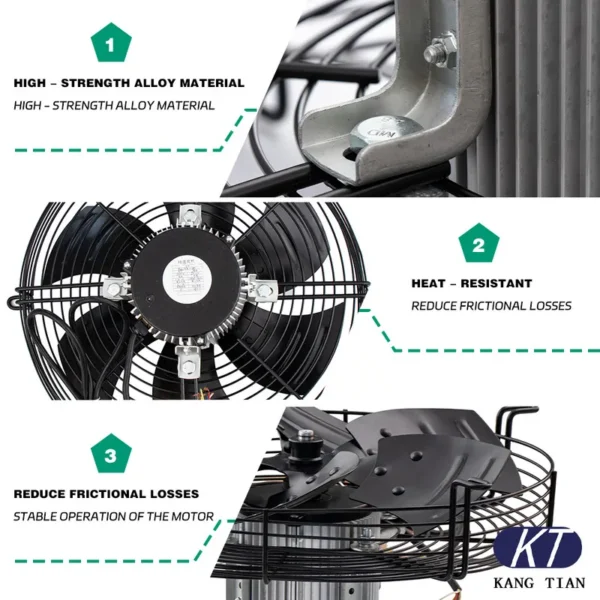 Axial Fan, 220V, 380V, 450W, 1380rpm - view 3