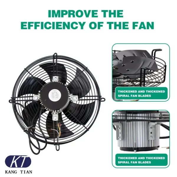 Axial Fan, 220V, 380V, 450W, 1380rpm - view 4