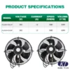 Axial Fan, 220V, 380V, 450W, 1380rpm - view 5