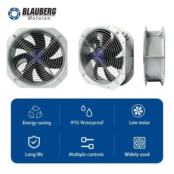 Axial Fan, 230V, Brushless, IP55, Waterproof - view 2