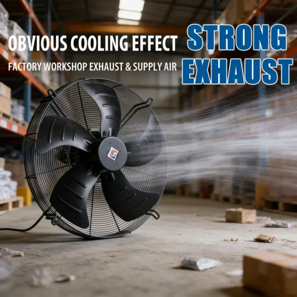 Axial Fan, 230v, Steel