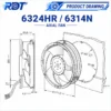 Axial Fan, 24V, 6314N, 172mm - view 3