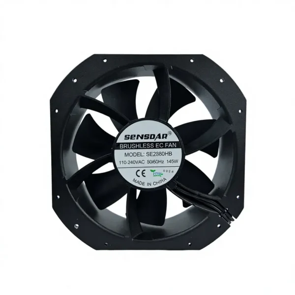 Axial Fan, 280x280x80mm, Plastic, Waterproof, 54-63dBA - view 2