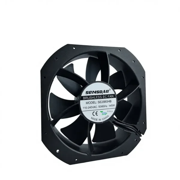 Axial Fan, 280x280x80mm, Plastic, Waterproof, 54-63dBA - view 3