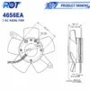 Axial Fan, 4656EAU, 230 V, Electric - view 3