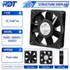 Axial Fan, 5656S, Brushless - view 2