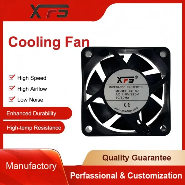 Axial Fan, 6025, 100V-240V, 3500-4500RPM - view 5