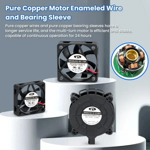 Axial Fan, 60x60x25mm, 110V, 220V - view 4