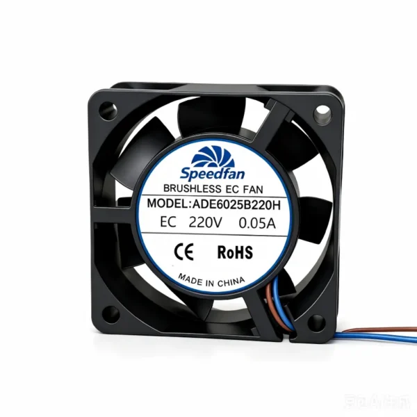 Axial Fan, 60x60x25mm, 220V, 4500RPM, Brushless