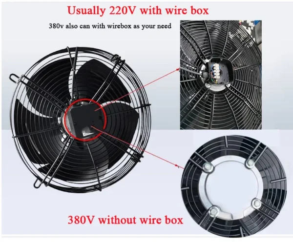 Axial Fan, 630mm, 220v, Cast Iron - view 4